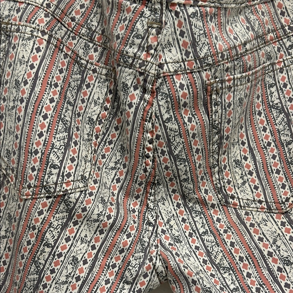 Free People Multicolor Patterned Skinny Pants - Picture 5 of 8